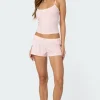 Irene Low Rise Pointelle Micro Shorts