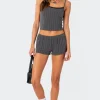 Irene Low Rise Pointelle Micro Shorts