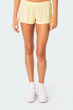 Irene Low Rise Pointelle Micro Shorts