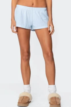 Irene Low Rise Pointelle Micro Shorts