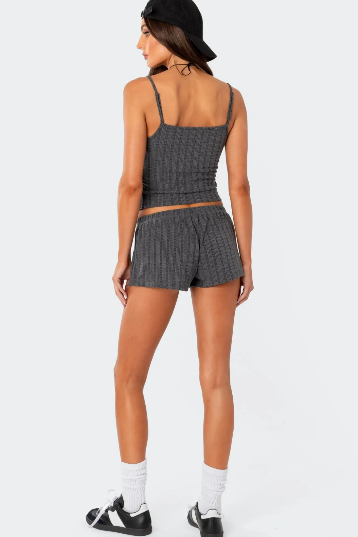 Irene Low Rise Pointelle Micro Shorts
