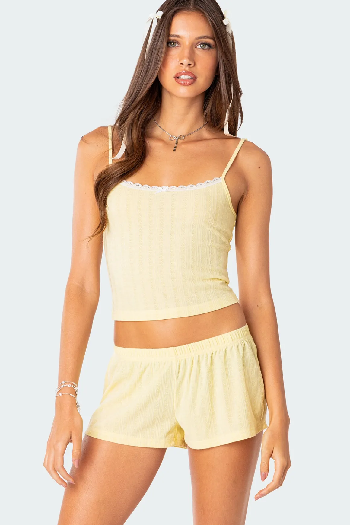 Irene Pointelle Tank Top