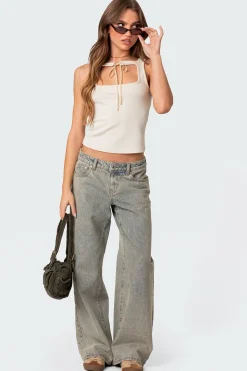 Isabetta Tie Front Top