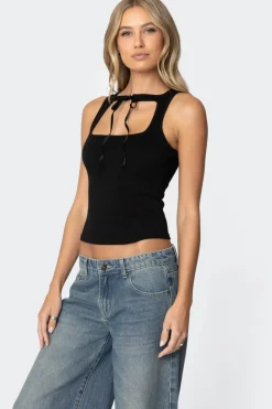 Isabetta Tie Front Top