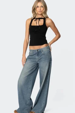 Isabetta Tie Front Top