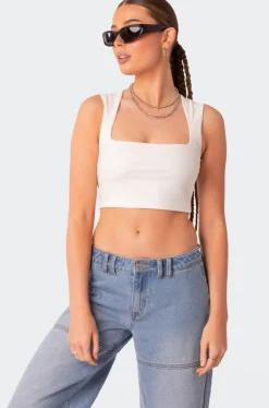 It Girl Square Neck Crop Top