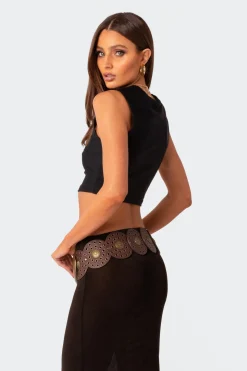 It Girl Square Neck Crop Top