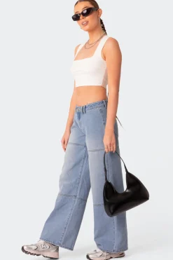 It Girl Square Neck Crop Top