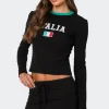 Italy Long Sleeve T Shirt