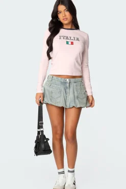Italy Long Sleeve T Shirt