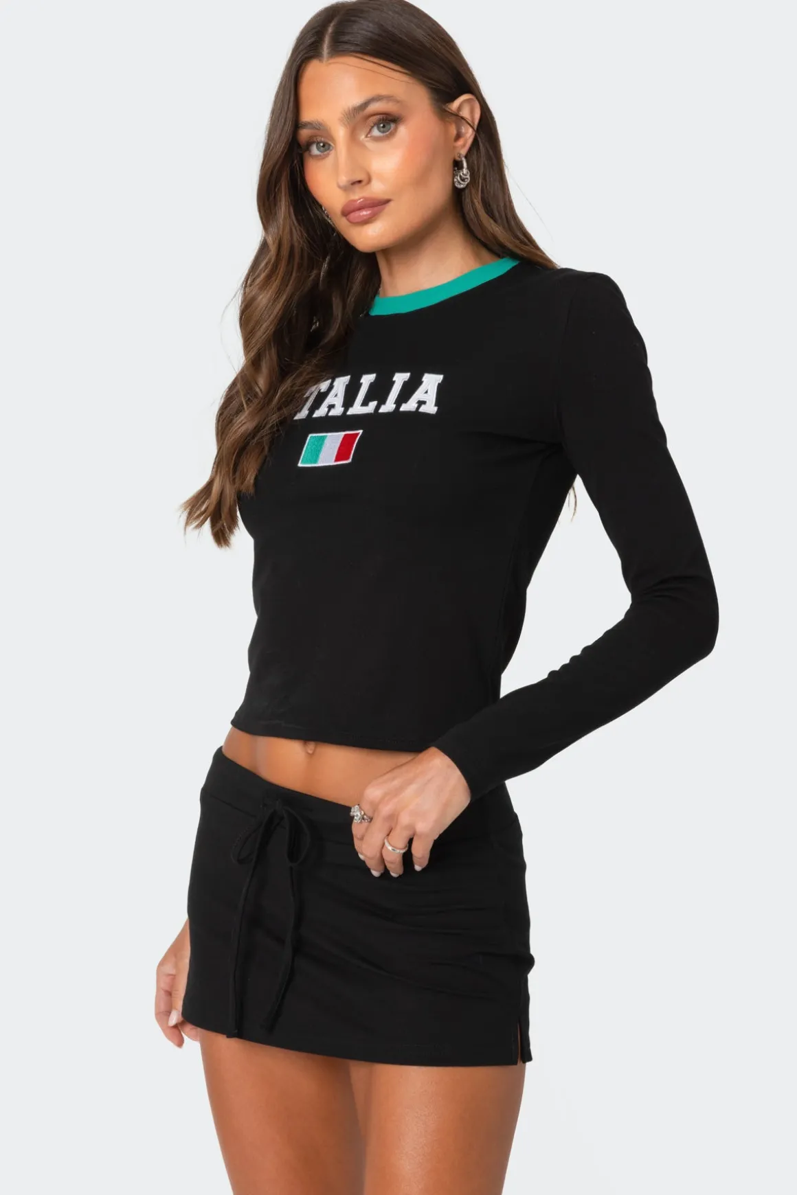 Italy Long Sleeve T Shirt
