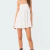 Ivory Oversized Mini Dress