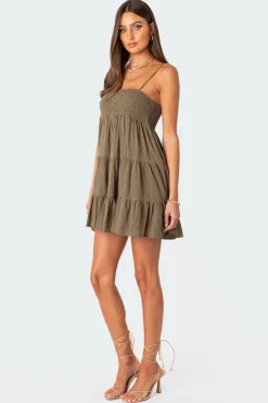 Ivory Oversized Mini Dress