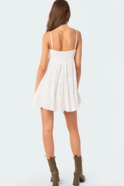 Ivory Oversized Mini Dress