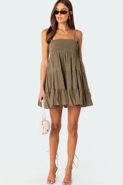 Ivory Oversized Mini Dress