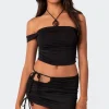Jackie Side Ruched Tube Top