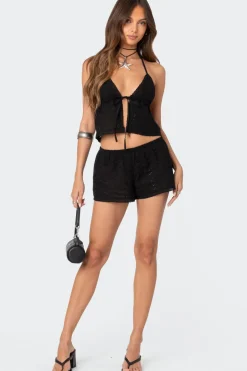 Jael Eyelet Shorts