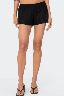 Jael Eyelet Shorts