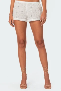 Jael Eyelet Shorts
