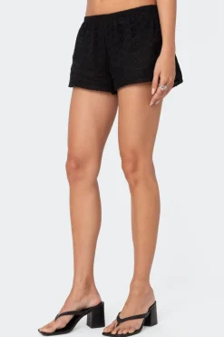 Jael Eyelet Shorts