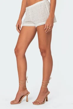 Jael Eyelet Shorts