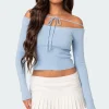 Jane Tie Front Knit Top