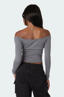Jane Tie Front Knit Top