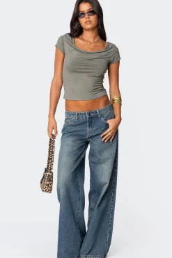 Javi Cowl Neck Top
