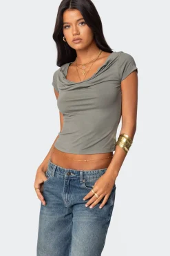 Javi Cowl Neck Top