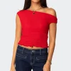 Jenny Scrunched Asymmetric Top