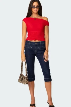 Jenny Scrunched Asymmetric Top