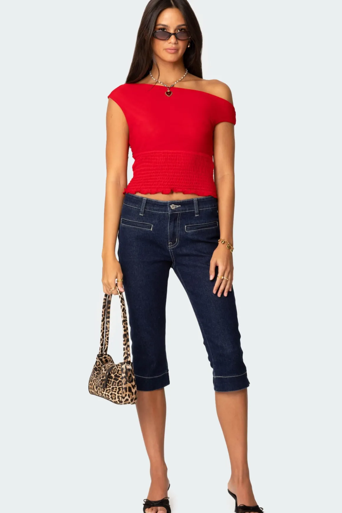 Jenny Scrunched Asymmetric Top
