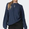 Jessy Cable Knit Oversized Sweater