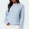 Jessy Cable Knit Oversized Sweater