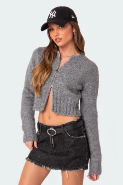 Jillian Double Zip Cardigan