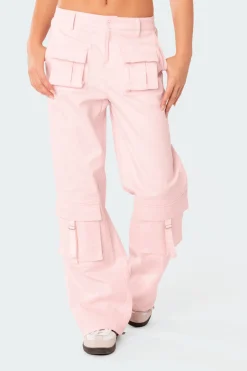 Joan Low Rise Cargo Pants