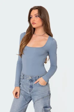 Joanna Square Neck Bodysuit