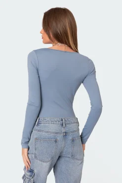 Joanna Square Neck Bodysuit