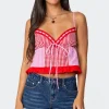 Joanne Mixed Gingham Tank Top