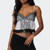 Joanne Mixed Gingham Tank Top