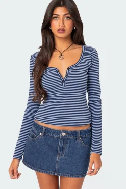 Jocelyn Striped Top