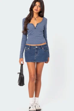 Jocelyn Striped Top