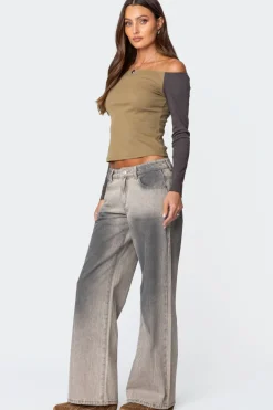Joe Loose Fit Low Rise Washed Jeans