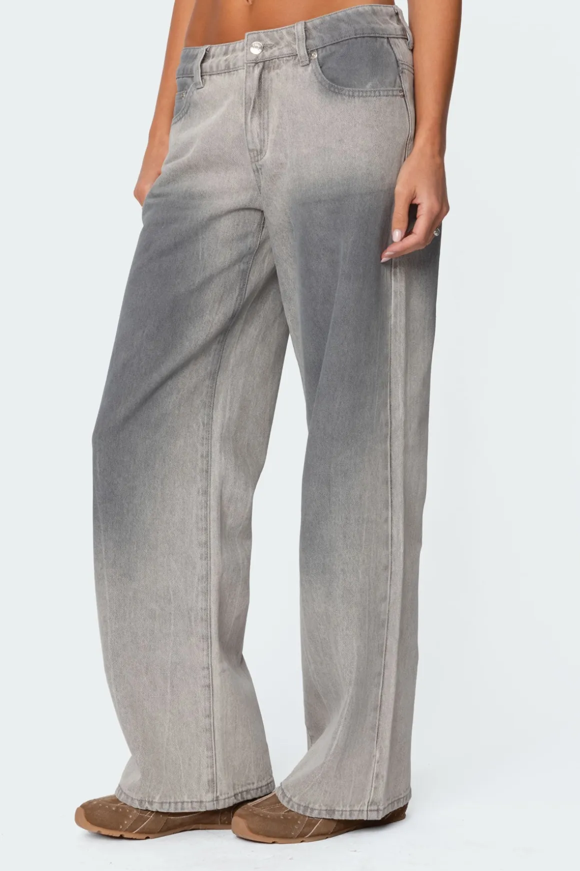Joe Loose Fit Low Rise Washed Jeans