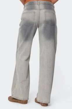 Joe Loose Fit Low Rise Washed Jeans