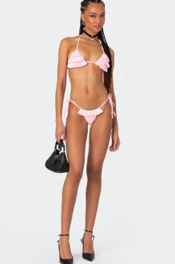 Joelle Ruffled String Bikini Bottom
