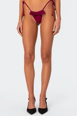 Joelle Ruffled String Bikini Bottom
