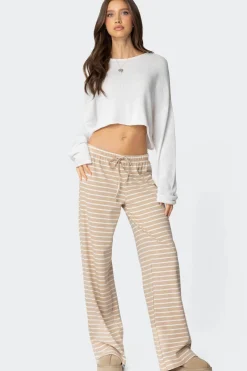 Jona Stripey Slit Pants