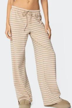 Jona Stripey Slit Pants