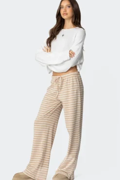 Jona Stripey Slit Pants